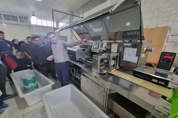 بازدید دانشجویان ورودی 1403 از گروه تولیدی صامت تک خزر (نیوساد)